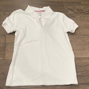French Toast Bright White Kids Polo Shirt